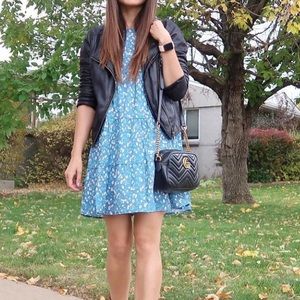 Floral mini dress